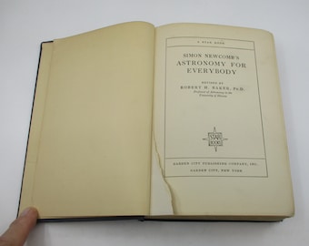 1932 Astronomy for Everybody, Early Constellations and Star Maps, Old Natural Sciences Book
