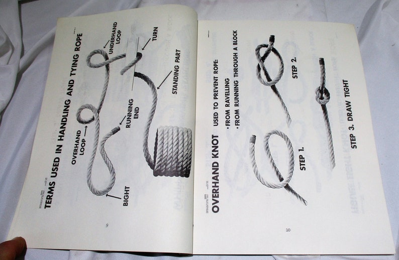 1955 US Army Rigging & Knots Booklet: Ordnance Training Manual - Etsy