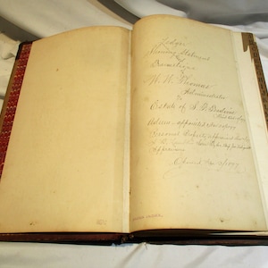 1897 Estate Ledger: Maryland Family History, Obituary