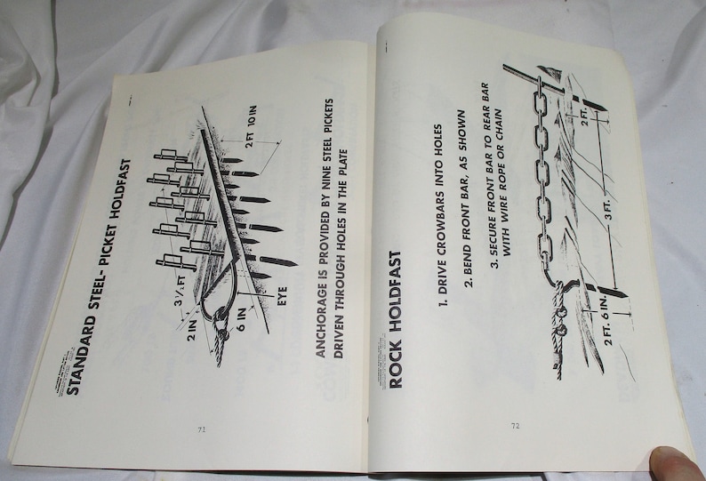1955 US Army Rigging & Knots Booklet: Ordnance Training Manual - Etsy