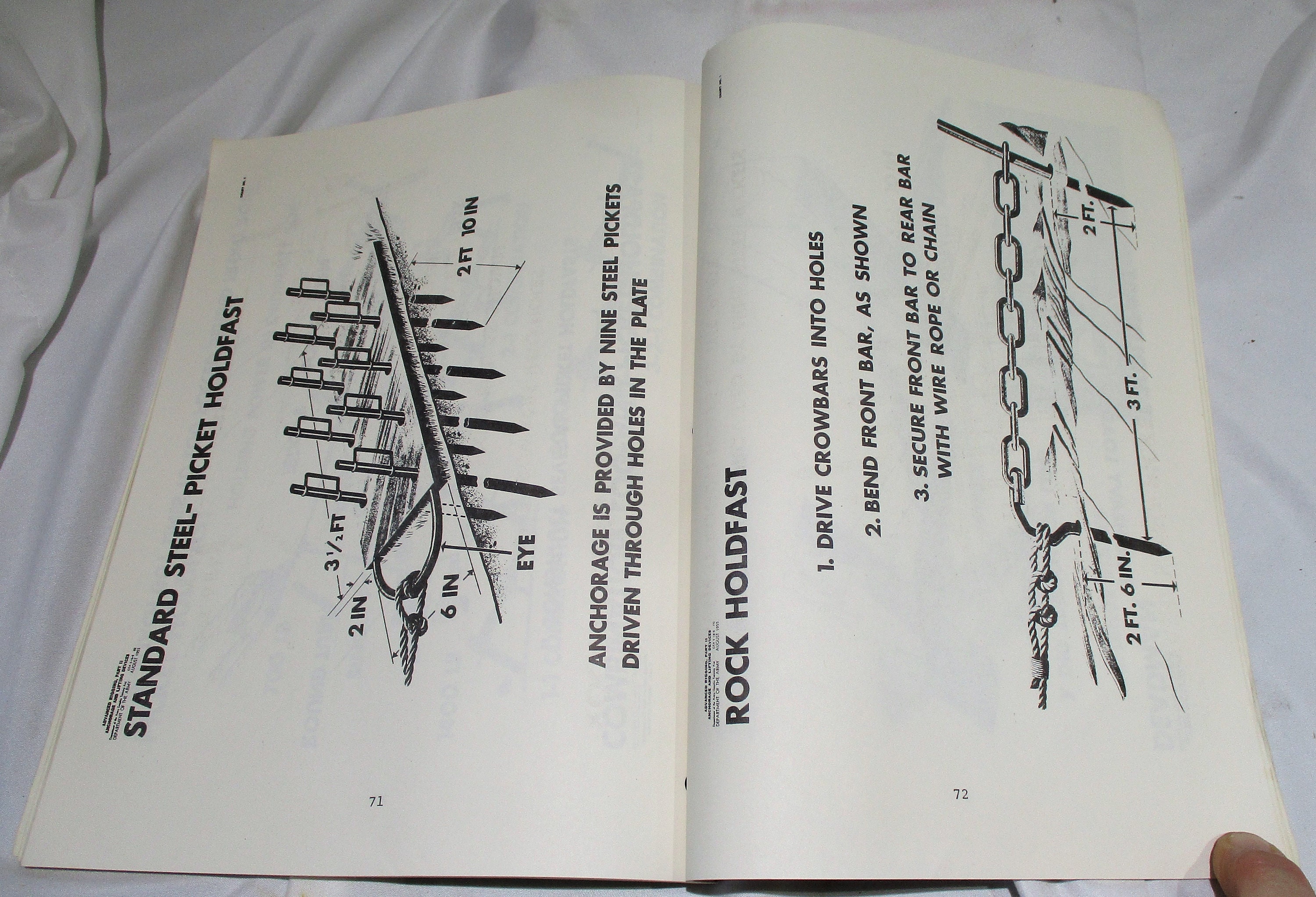 1955 US Army Rigging & Knots Booklet: Ordnance Training Manual - Etsy