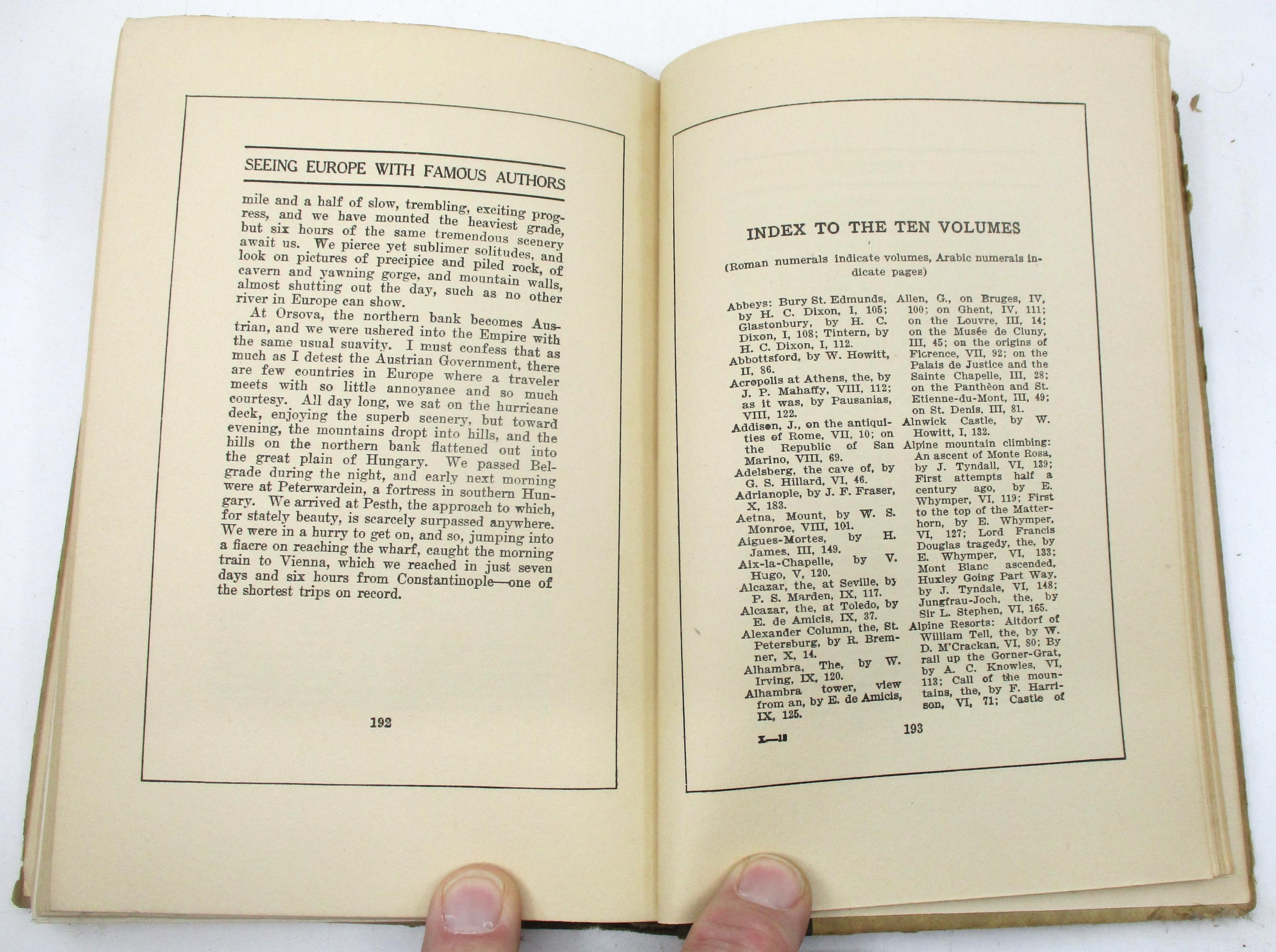 1914 Seeing Europe With Famous Authors, Travelogue, Russia