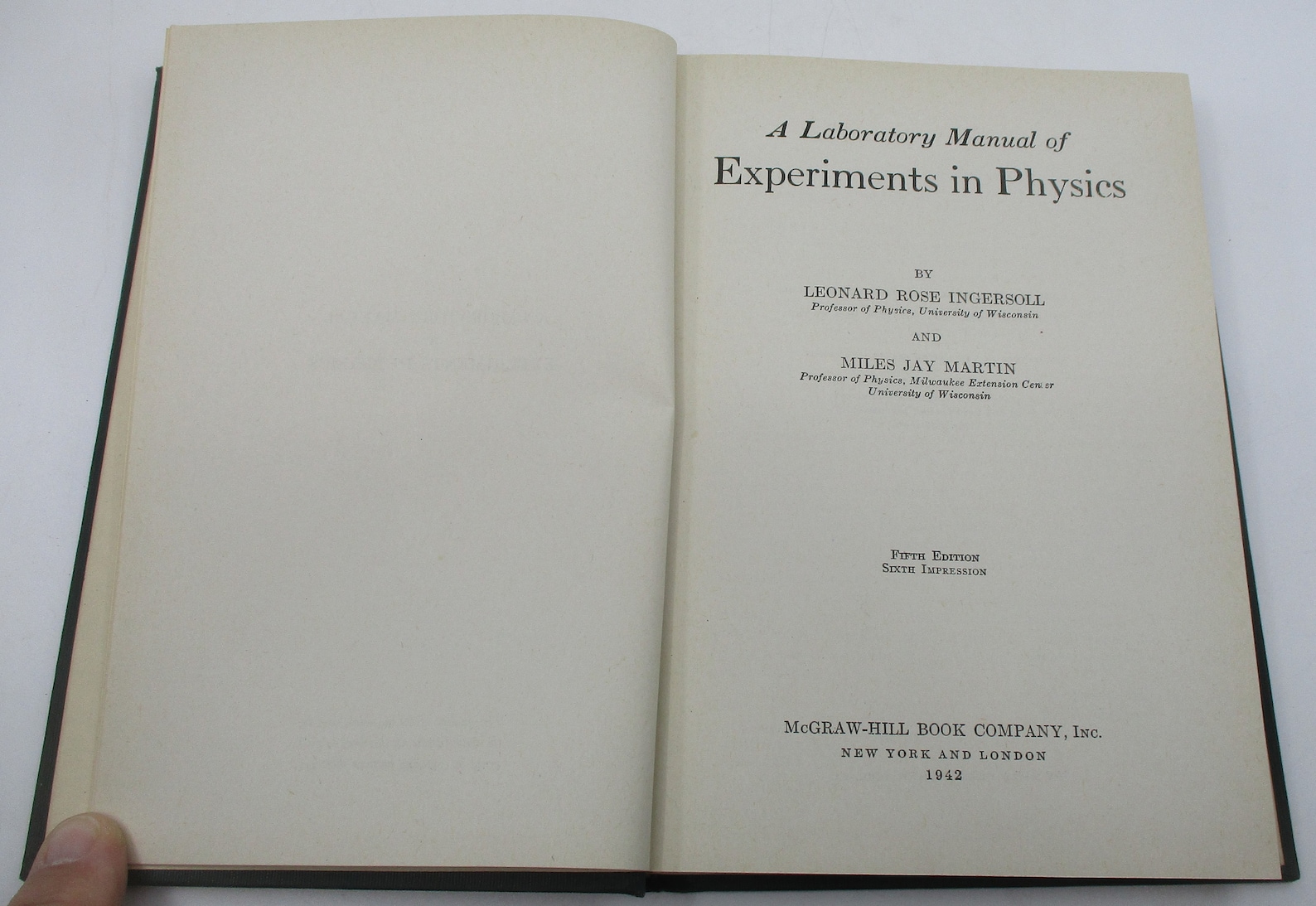 1942 Physics Experiments Manual: Vintage Science Pedagogy Handbook - Etsy