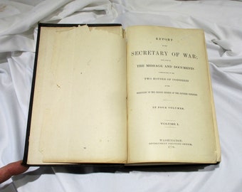 1888 Report of the US Secretary of War to Congress, 19th Century American Military History