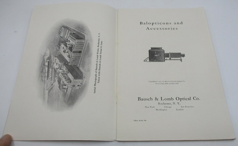 Coffret US ARMY – Bausch & Lomb Optical – Rochester N.Y – Juin 1917 – Médical Armée