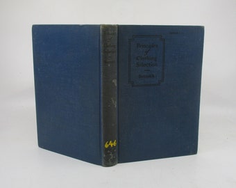 1930 Principles of Clothing Selection Book: Costume Design & Dressmaking History