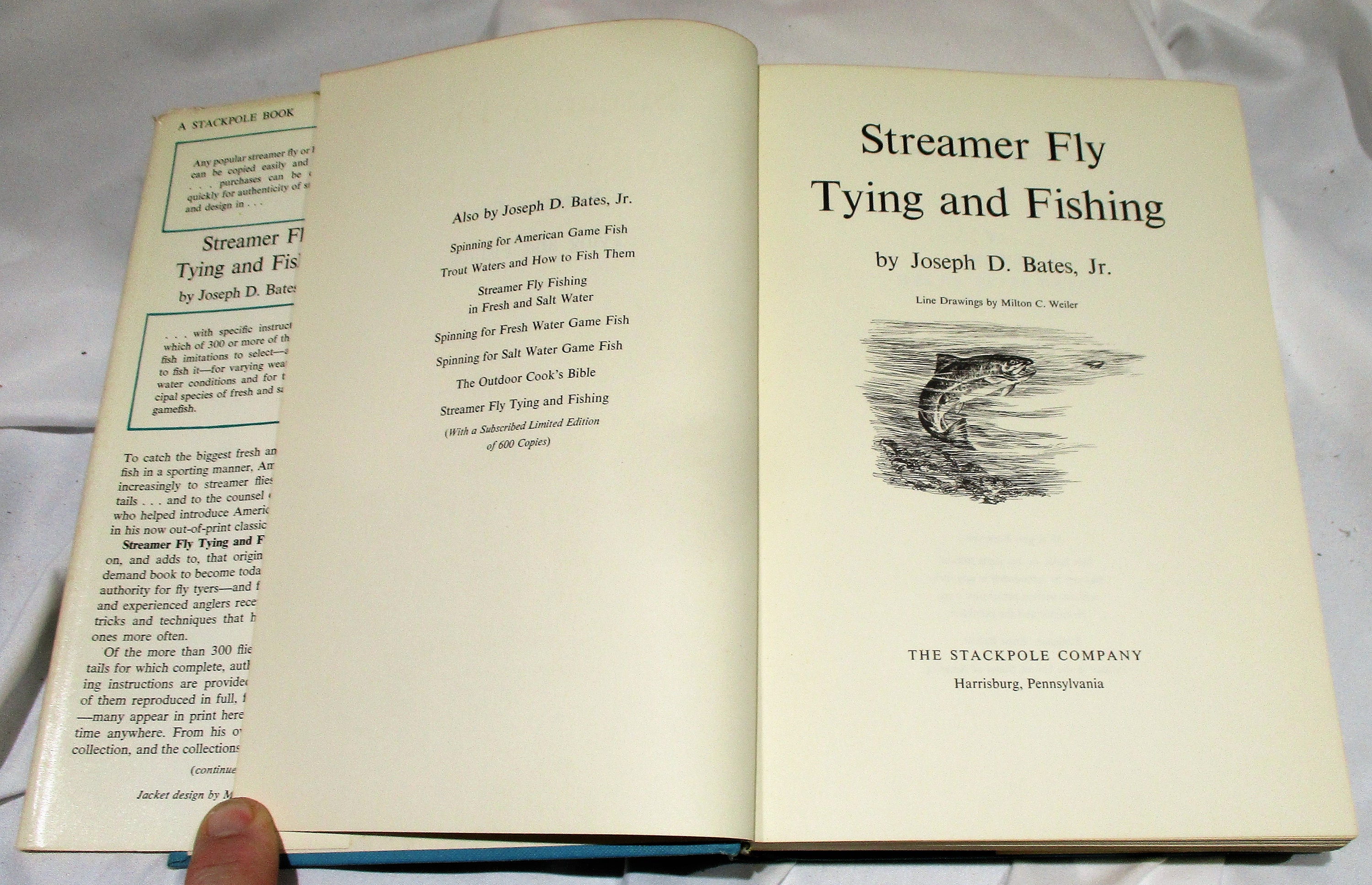 1966 Streamer Fly Tying and Fishing, Fly Fishing Book, Angler