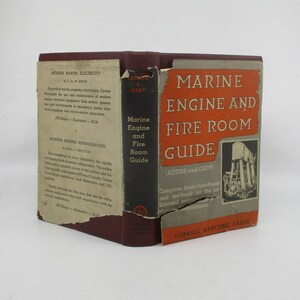 1944 Marine Engine & Fire Room Guide: Vintage Engineering Textbook