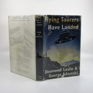 1953 Flying Saucers Have Landed, English Book on UFOs, Space Exploration and Extra-Terrestrials, Early Space Age