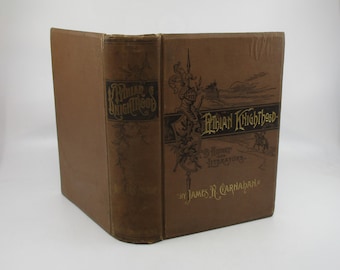 1888 Pythian Knighthood Book: Knights of Pythias Secret Society