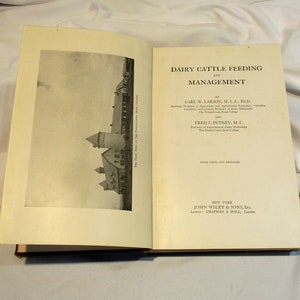 1917 Dairy Cattle Feeding & Management Handbook: Antiquarian Agriculture Book