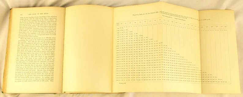 May include: An open book with aged, yellowed pages. The left side features dense text, while the right side displays a table of numbers and data. The book's title, "THE RISE OF THE REICH," is visible at the top of the left page.