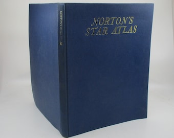 1973 Norton's Star Atlas, Solar System, Stars, Constellations, Astronomy, Cosmology, Natural Sciences Book