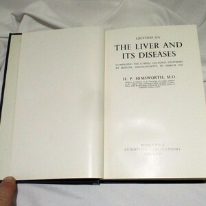 1947 The Liver and Its Diseases, Medical School Book, Anatomy, Surgery, Pathology, Physiology Medicine Salvage