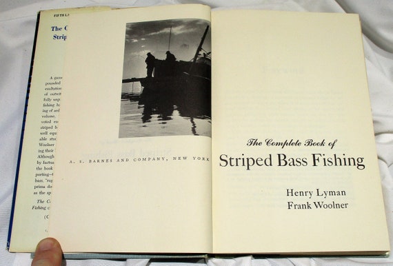 1964 Striped Bass Fishing Book, Technique, Tactics, and Tales