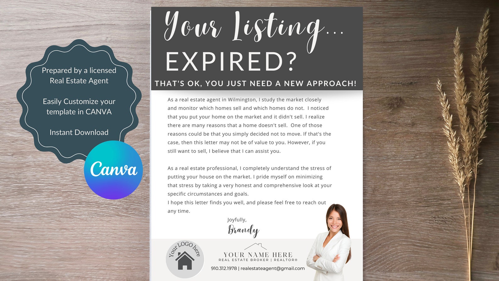 Expired Listing Letter Template Real Estate Modern Classy Elegant Etsy Expired Listing Letter Template Real Estate Modern Classy Elegant Etsy