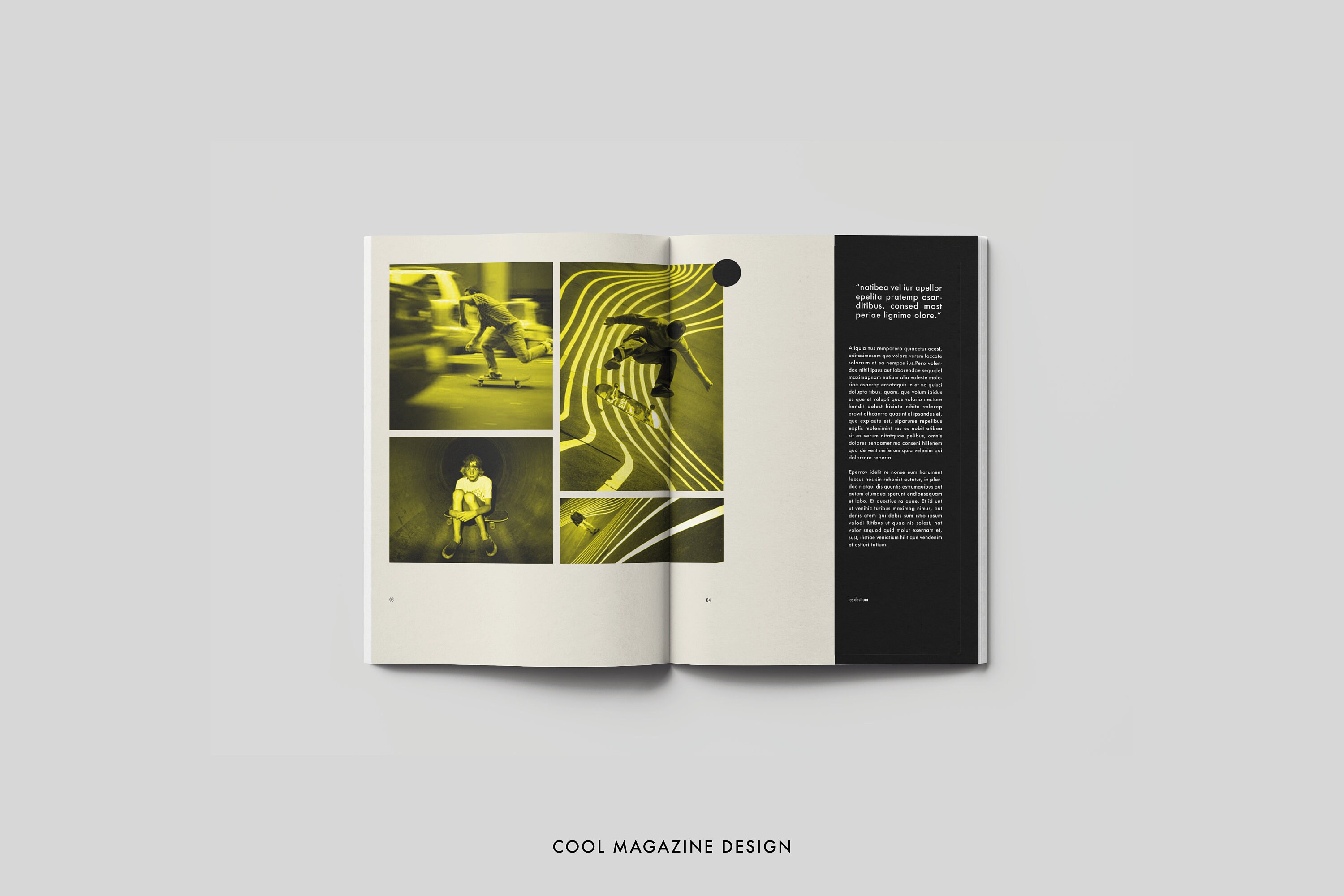 Indesign | Template | Cool Magazine | - Etsy