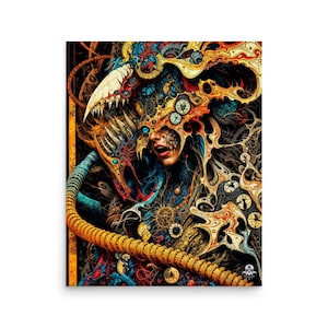 Integración maximalista: póster mate para pared de 16 x 20 pulgadas