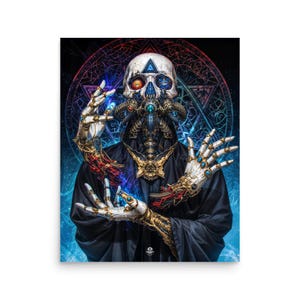 Póster mate de 16" x 20" sobre el director de geometría cósmica