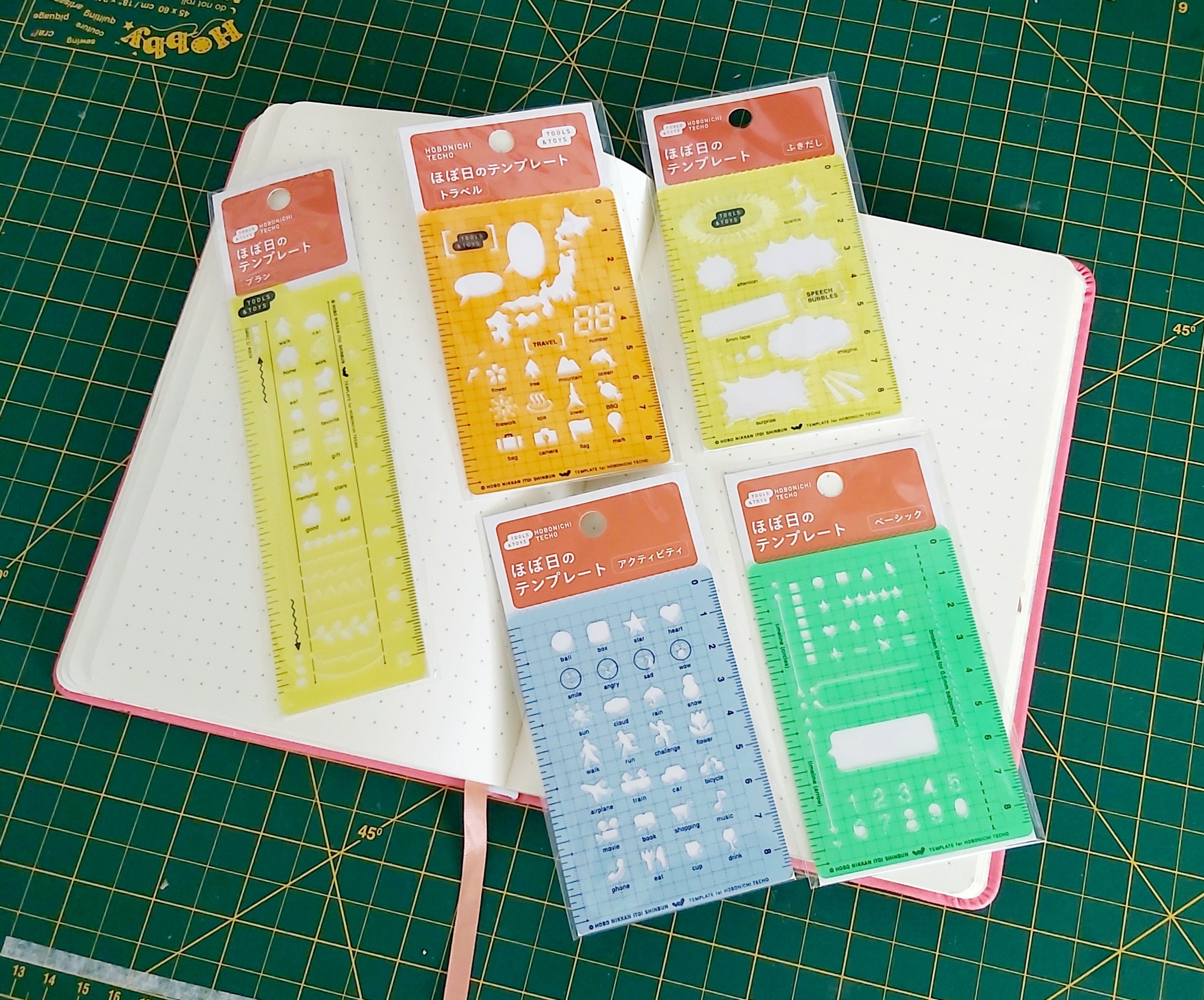 Hobonichi Stencil Ruler Accessory - Etsy