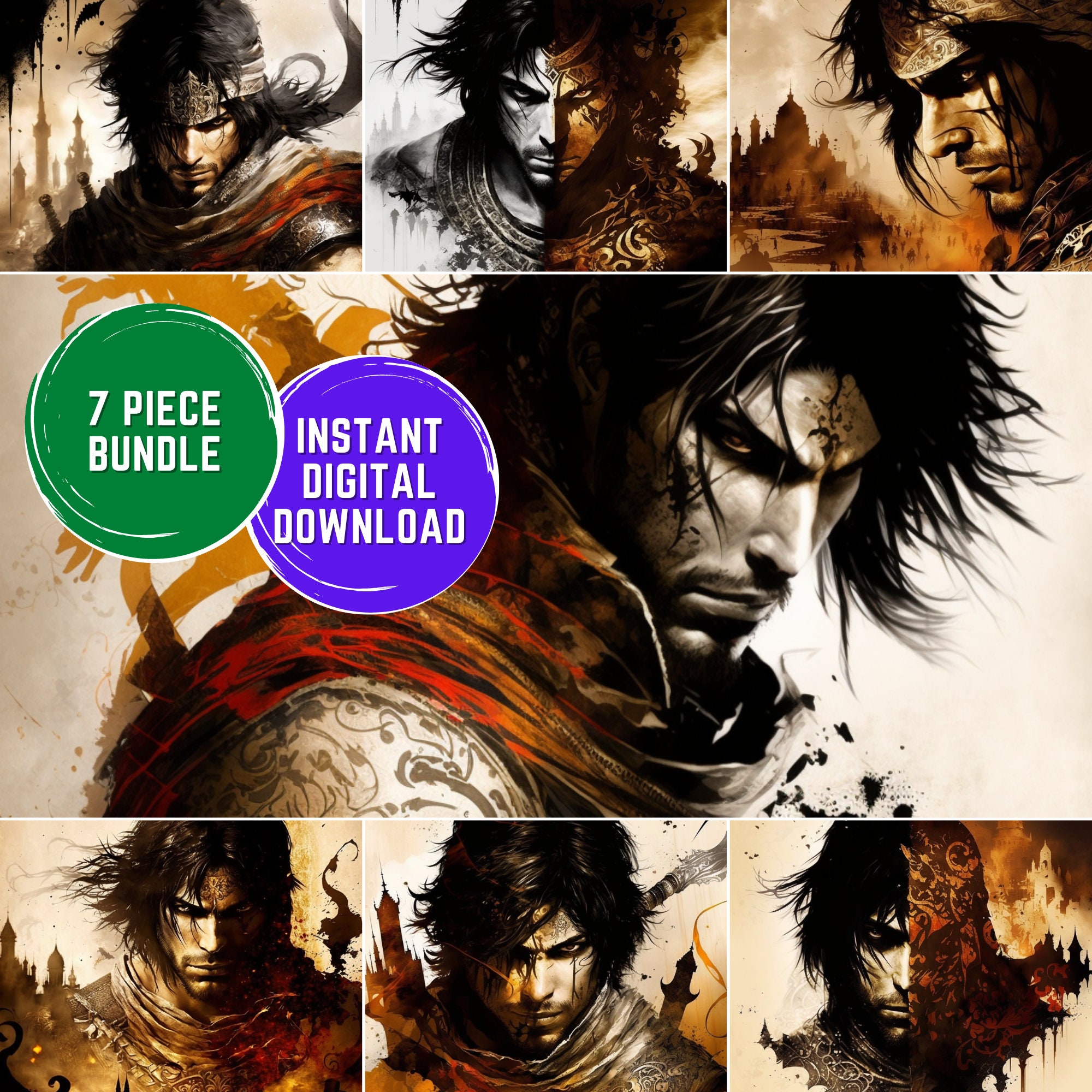 Prince of Persia two thrones  Poster for Sale by SyanArt