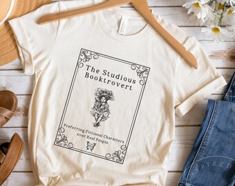 Book Lover T-Shirt, Literature Shirt, Funny Book Worm Shirt, Reading Lover Shirt, Women's Shirt, Teacher Gift