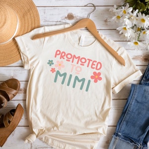 Mimi T-Shirt, Grandma T-Shirt, Mother&#39;s Day Gift, Gift for Her, New Grandma tee, Grandma To Be, Grandparent Shirt