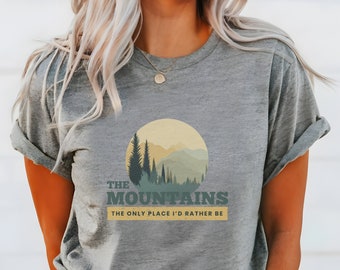 Mountain Lover T-Shirt, Hiking T-Shirt for Women, Outdoor Lover Shirt, Gift for Nature Lover, Adventure Lover Tee