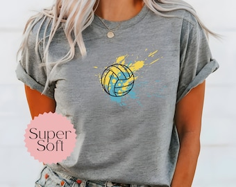 Volleyball T-shirt, Volleyball Game Day Shirt, Volleyball Mom Tee, Volleyball Gift for Her, Sports Mom Top, Sports Apparel for Girls