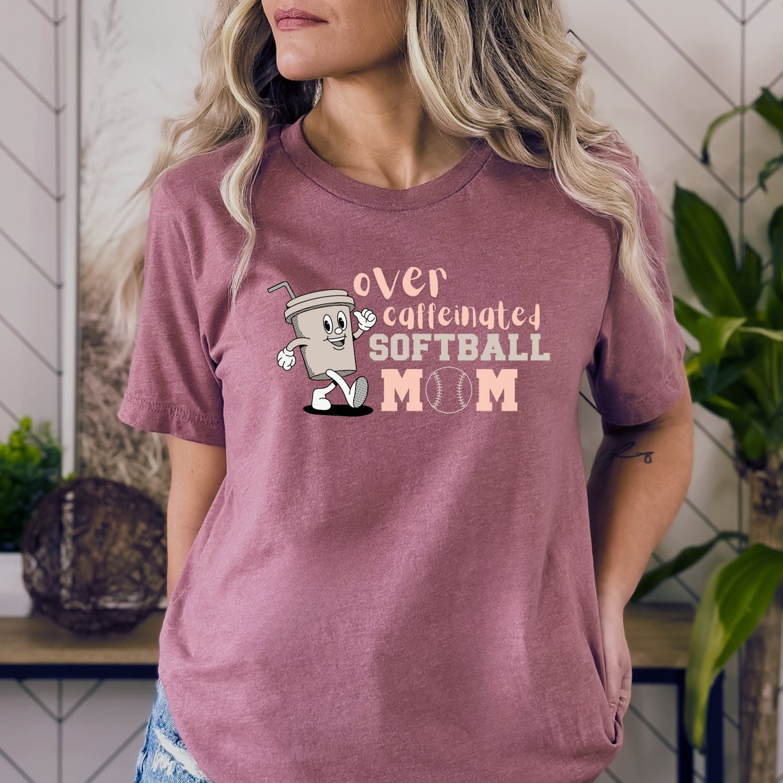 Funny Softball T-shirt, Softball Game Shirt, Softball MomModel T8si265