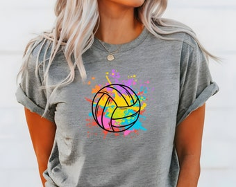 Volleyball T-shirt, Volleyball Game Shirt, Volleyball Mom Tee, Volleyball Gift for Her, Game Day Shirt, Sports Mom Top, Sports Girl Apparel