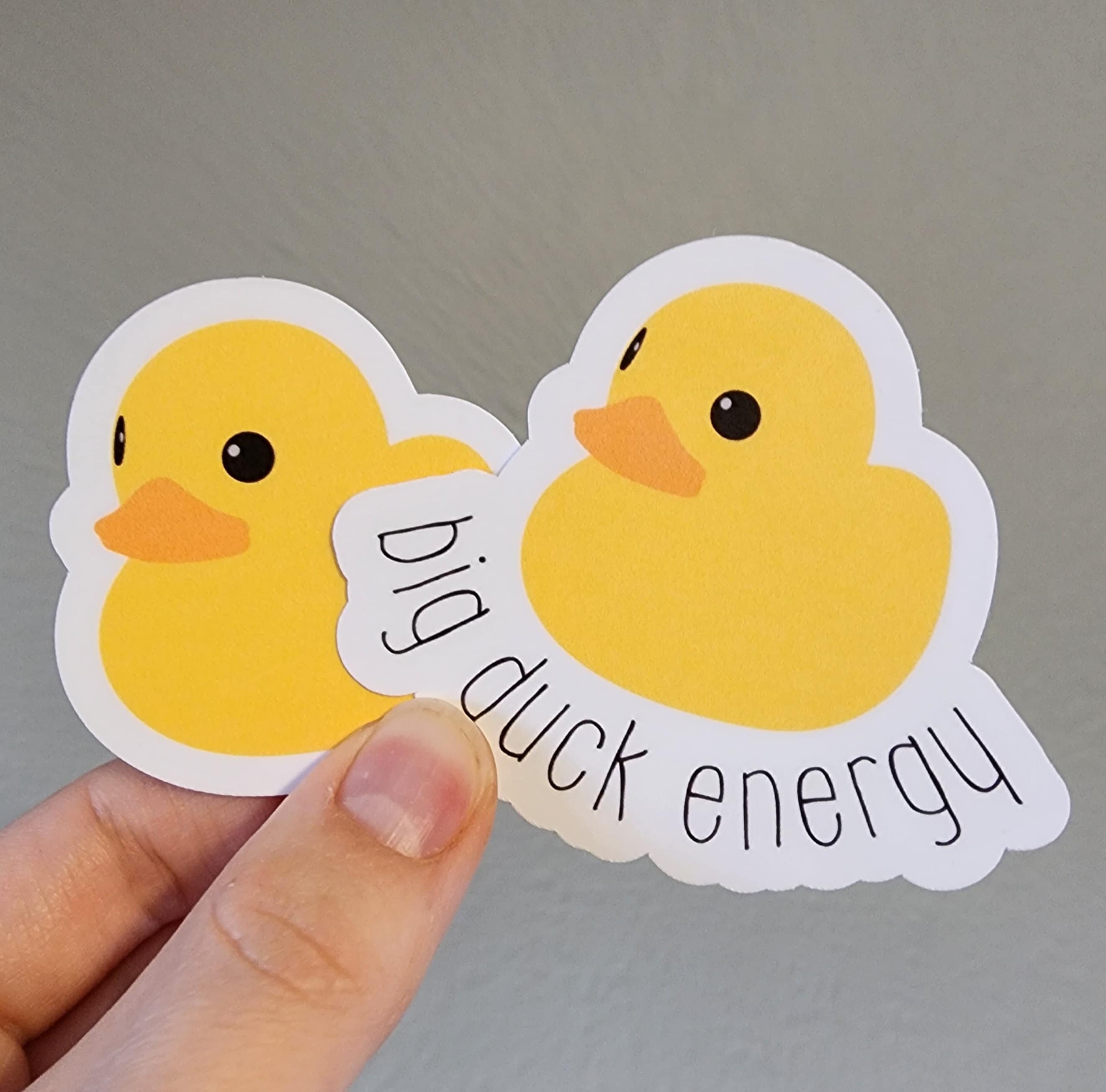 Vinyl Motivational Rubber Duckies (1 dz) フィギュア ダイキャスト 人形 Big Duck Energy Vinyl Sticker - Rubber Ducky Sticker - Etsy