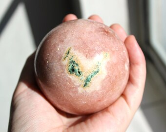 High Quality Pink Amethyst Druzy Crystal Spheres Size Medium | Amethyst Carving | Pink Amethyst Sparkly Freeform | #C3 | Over 1 lbs!