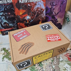 Dnd Mystery Mimic Box - Dungeons and Dragons - Gift for Players and DM's - TTRPG