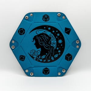 Nature Witch Dice Tray – Folding RPG Dice Rolling Mat