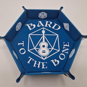 Bard Dice Tray - Bard to the Bone - Dnd, Dungeons and Dragons, Pathfinder, Dice Games, Dice Horder