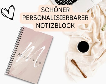 Personalisiertes Notizbuch | Individueller Name | Notizbuch Notizblock als Geschenk