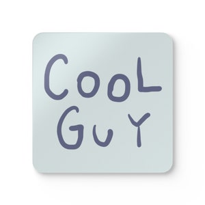 Cool Guy-onderzetters - 4-delige set