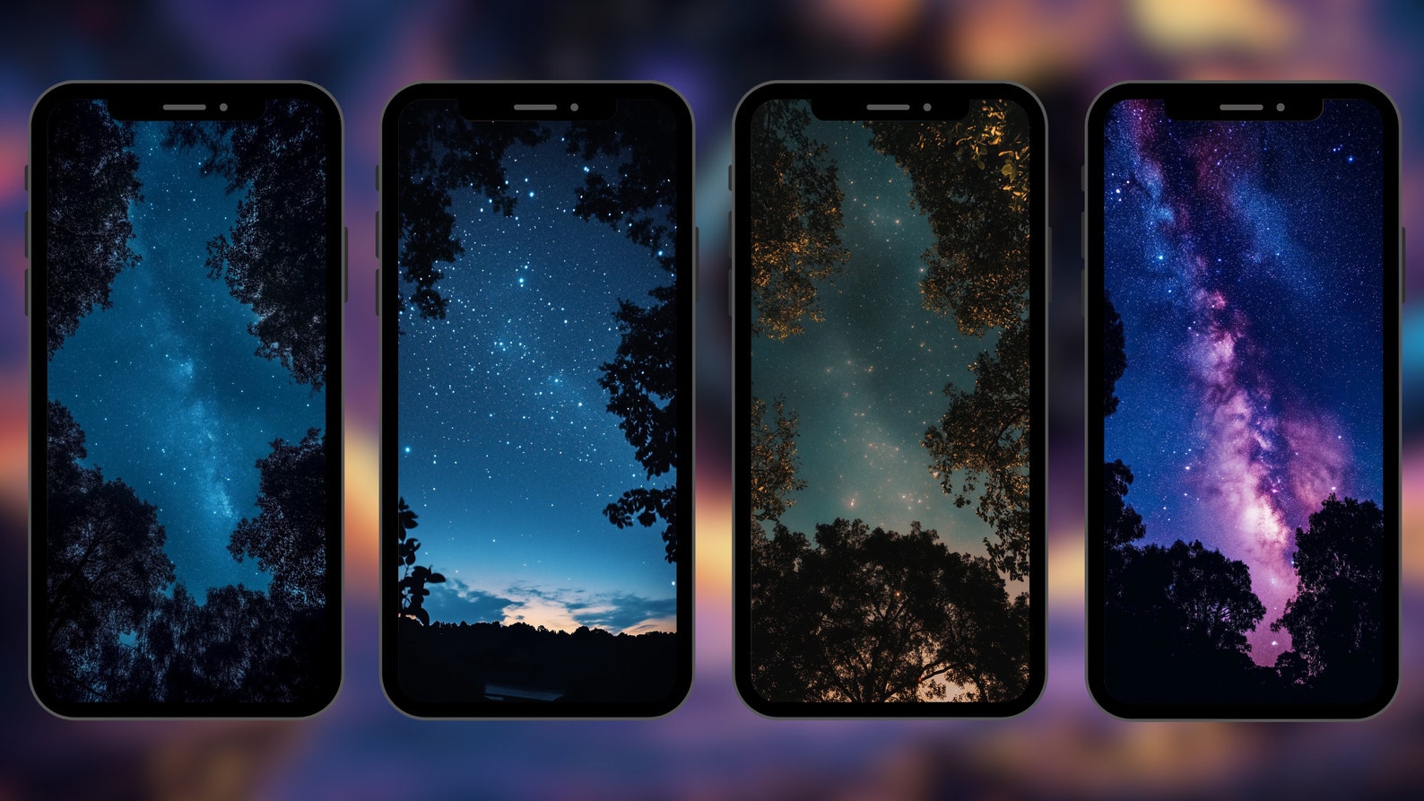 Night Sky Phone Wallpaper Pack