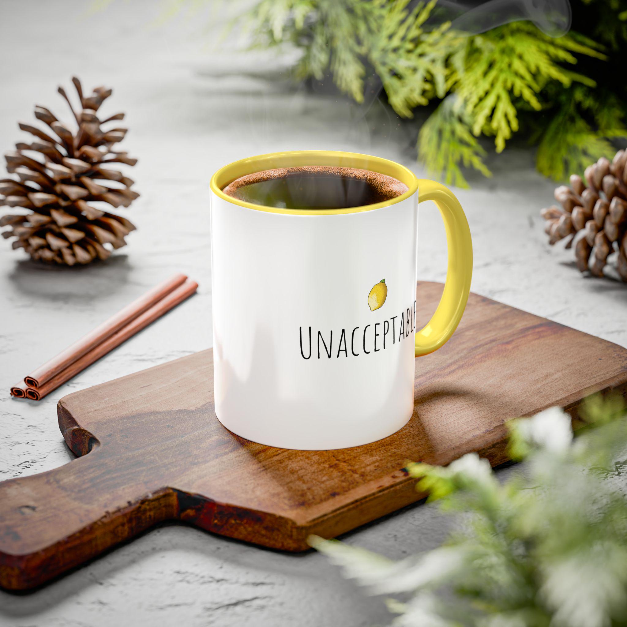 Lemongrab Adventure Time Mug: Unacceptable Ceramic Mug - Etsy