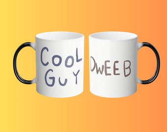Adventure Time Color Changing Mug – Cool Guy and Dweeb