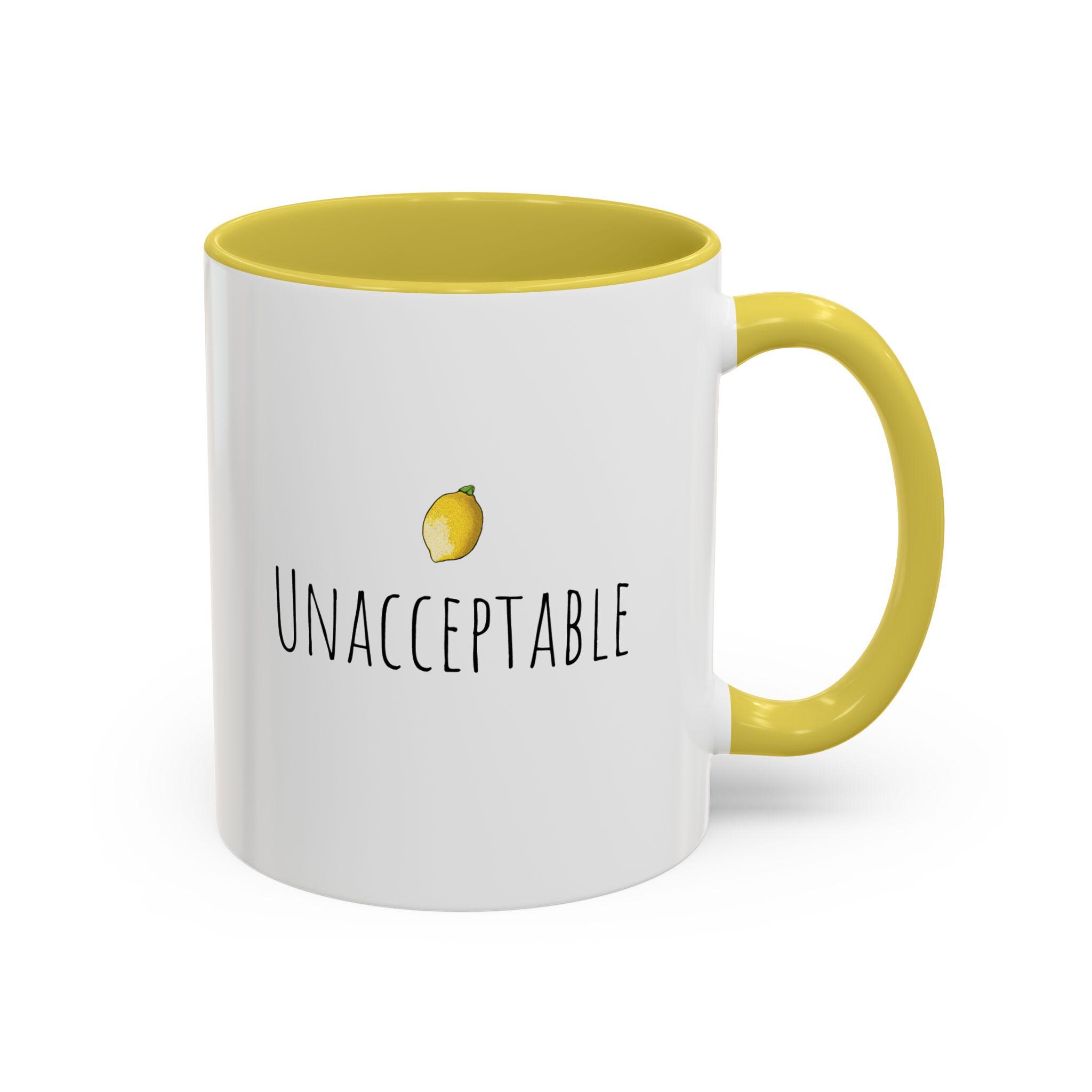 Lemongrab Adventure Time Mug: Unacceptable Ceramic Mug - Etsy