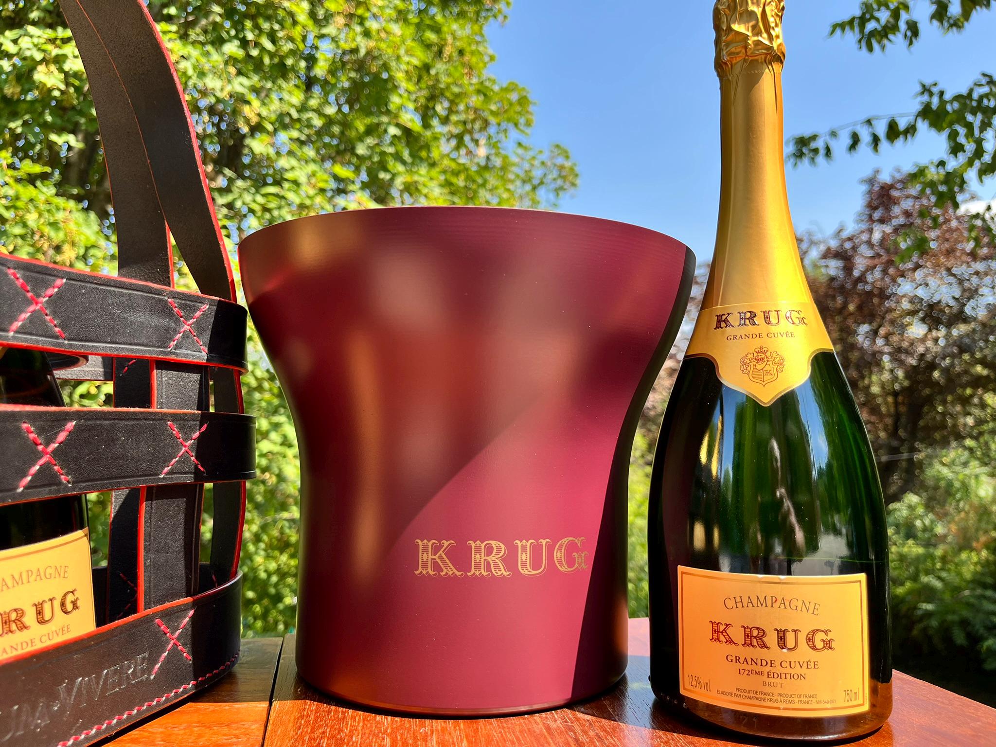 I3【USED】Champagne GOSSET シャンパンクーラー Culinary Concepts からのHeritage シャンパンクーラー レザー