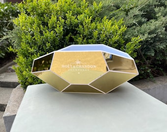 Seau à champagne « Diamond Night » de MOËT & CHANDON, 8 à 10 bouteilles en or – Occasion