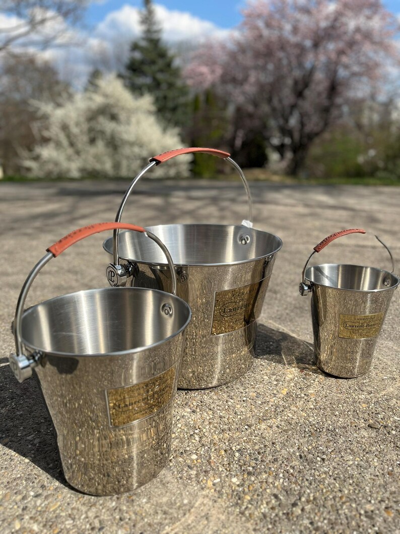 Laurent-Perrier draagbare champagnekoelerset – 3 verschillende maten afbeelding 4