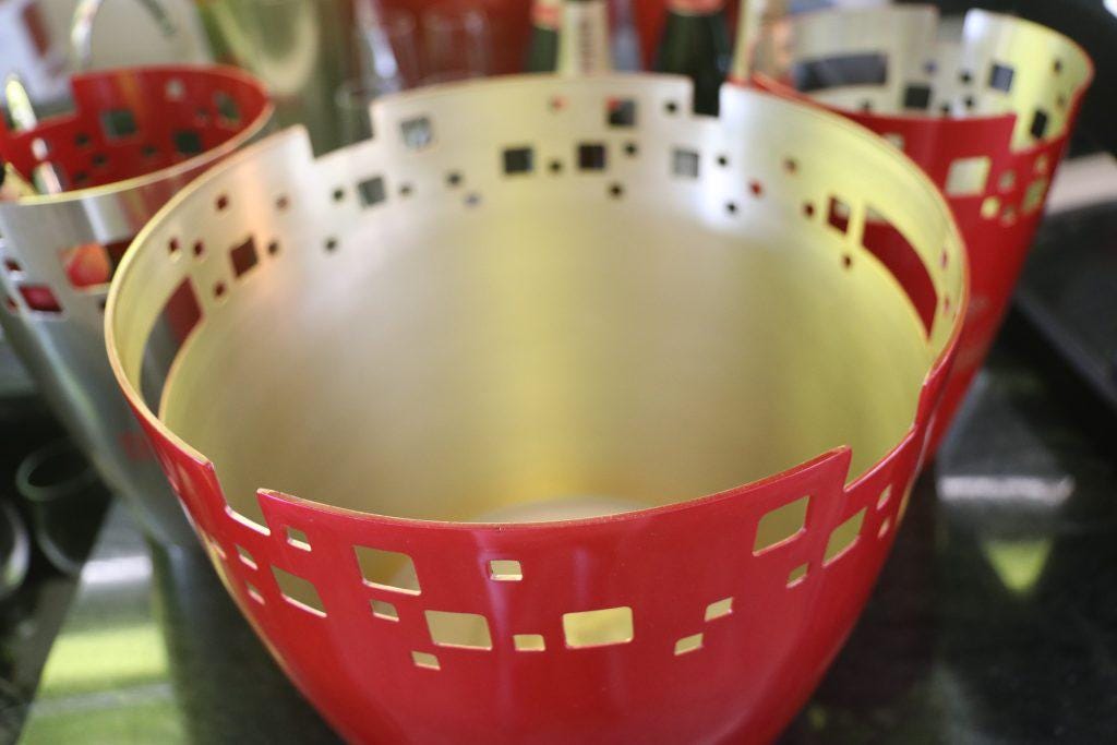 パイパー・エドシック XXL シャンパンクーラー – 光沢のあるレッド