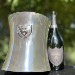 DOM PÉRIGNON “The Rocking Cooler” – Pewter Champagne Bucket by Martin Szekely, Crafted by Orfèvrerie d’Anjou