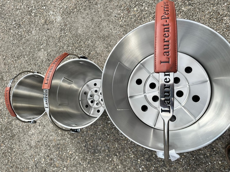 Laurent-Perrier draagbare champagnekoelerset – 3 verschillende maten afbeelding 1