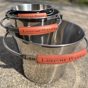 Laurent-Perrier draagbare champagnekoelerset – 3 verschillende maten afbeelding 9