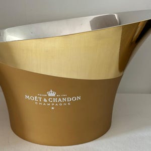 MOËT & CHANDON 5-Bottle Champagne Cooler Ice Basin – L’Orfèvrerie d’Anjou, France